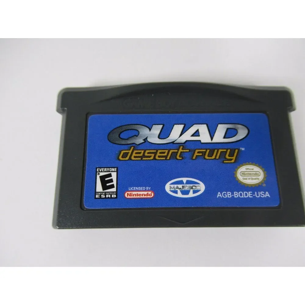 Quad Desert Fury‎ Gameboy Advance Tested & Working Nintendo GBA
